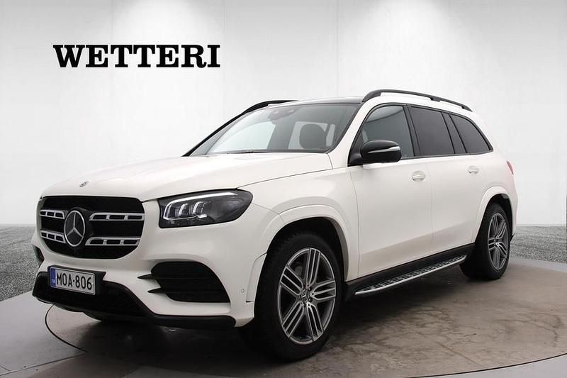 Valkoinen Käytetty 2020 Mercedes GLS400 AMG line Katumaasturi | 108 790 € - Kuva 1/4