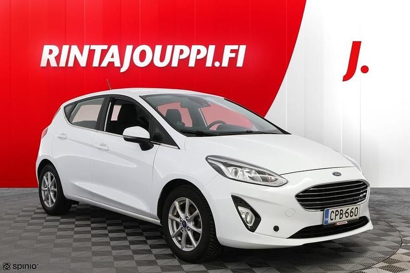 Valkoinen Käytetty 2020 Ford Fiesta Titanium Viistoperä | 9 900 € (Perustarjous) - Kuva 1/3