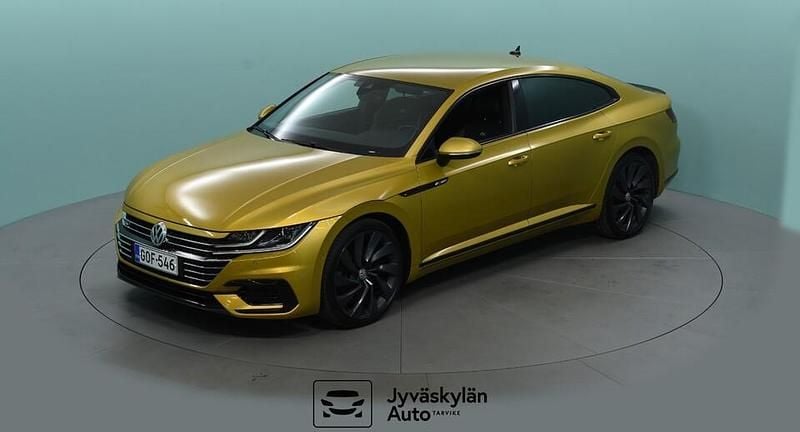 Keltainen Käytetty 2020 VW Arteon R-line Sedan | 29 990 € (Hieman kallis) - Kuva 1/3