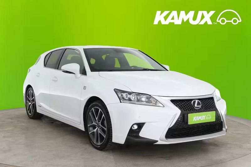 Valkoinen Käytetty 2014 Lexus CT200h Sport Line Viistoperä | 16 400 € (Perustarjous) - Kuva 1/4