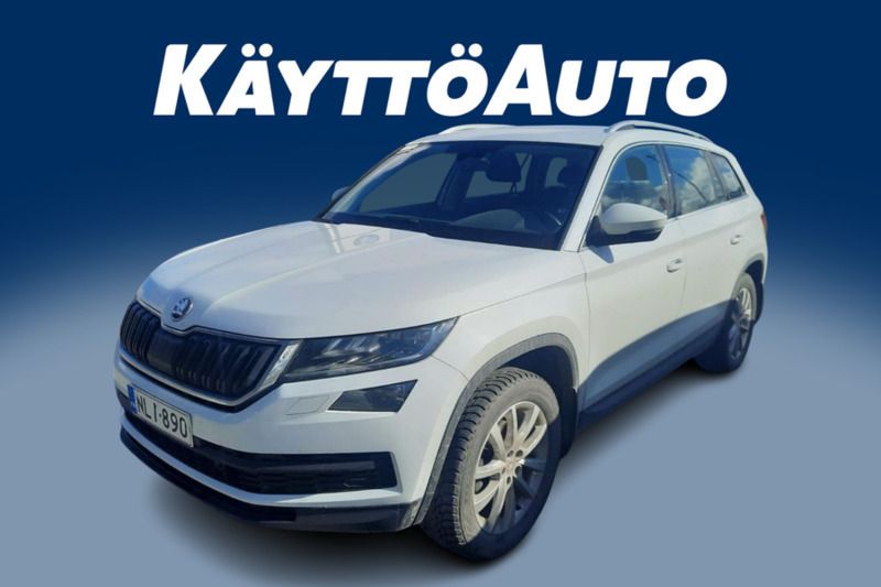 Valkoinen Käytetty 2018 Skoda Kodiaq Ambition Katumaasturi | 18 300 € (Perustarjous) - Kuva 1/4