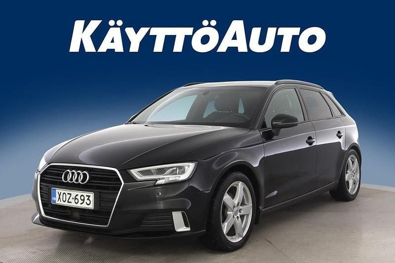 Käytetty Audi A3 Sportback Advanced 150 HP (110 kW) 2018 Musta Viistoperä