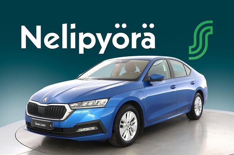 Sininen Käytetty 2021 Skoda Octavia Ambition Sedan | 20 490 € (Hyvä tarjous) - Kuva 1/3