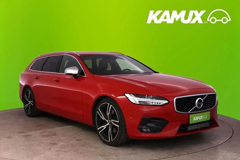 Punainen Käytetty 2016 Volvo V90 R-Design Farmari | 25 680 € (Hieman kallis) - Kuva 1/4
