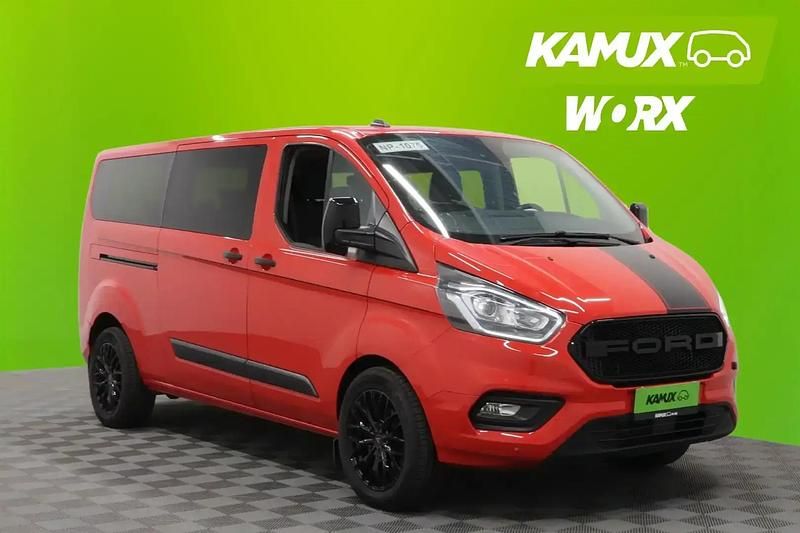 Punainen Käytetty 2020 Ford Transit Custom Trend Tila-auto | 37 880 € (Hieman kallis) - Kuva 1/4