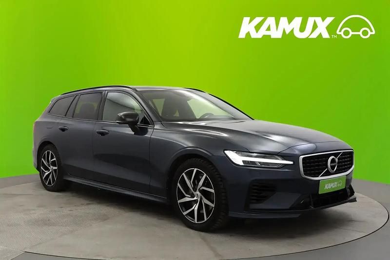 Sininen Käytetty 2020 Volvo V60 R-Design Farmari | 29 590 € (Hieman kallis) - Kuva 1/4