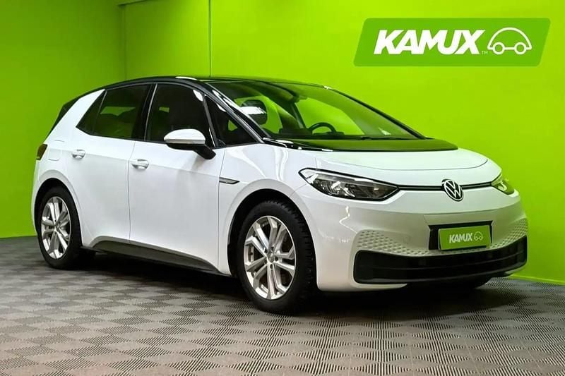 Käytetty VW ID.3 Pure 110 kW (150 HP) 2021 Valkoinen Viistoperä
