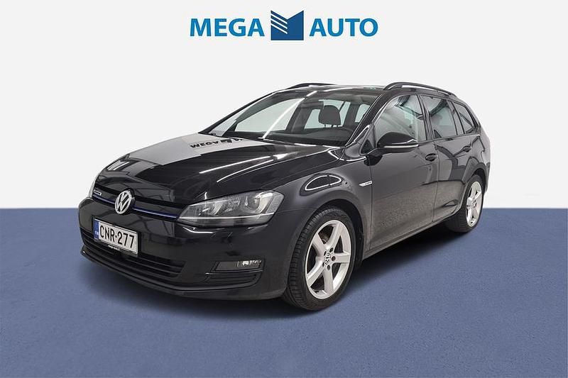 Musta Käytetty 2014 VW Golf VII Highline Farmari | 12 580 € (Hieman kallis) - Kuva 1/4