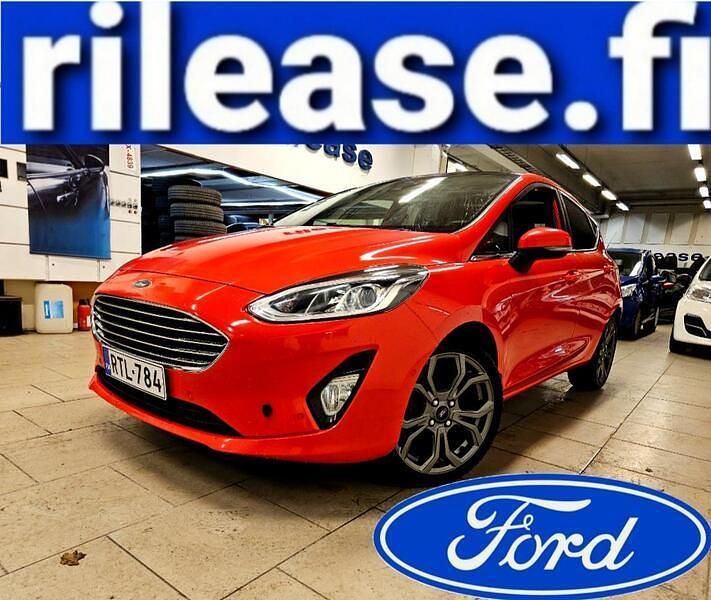 Punainen Käytetty 2018 Ford Fiesta Titanium Viistoperä | 8 900 € (Perustarjous) - Kuva 1/4
