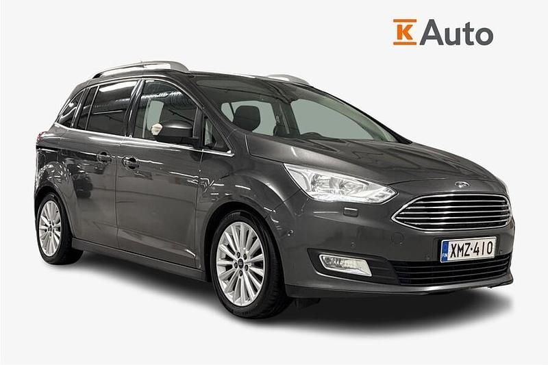 Harmaa Käytetty 2016 Ford Grand C-Max Titanium Tila-auto | 7 390 € - Kuva 1/4
