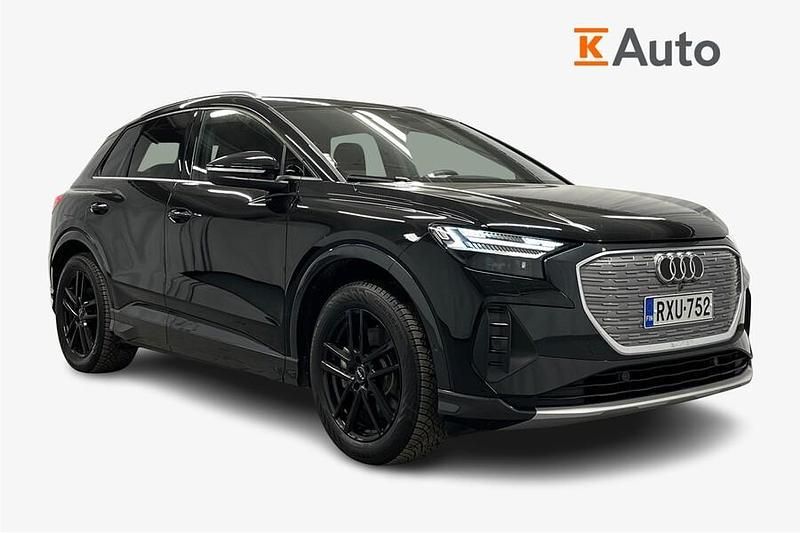 Musta Käytetty 2024 Audi Q4 e-tron Advanced Katumaasturi | 40 890 € (Hyvä tarjous) - Kuva 1/3