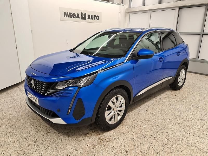 Sininen Käytetty 2021 Peugeot 3008 Allure Katumaasturi | 16 890 € (Perustarjous) - Kuva 1/4