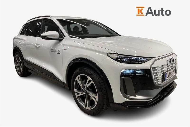 Käytetty Audi Q6 e-tron S-Line 285 kW (388 HP) 2025 Valkoinen Katumaasturi