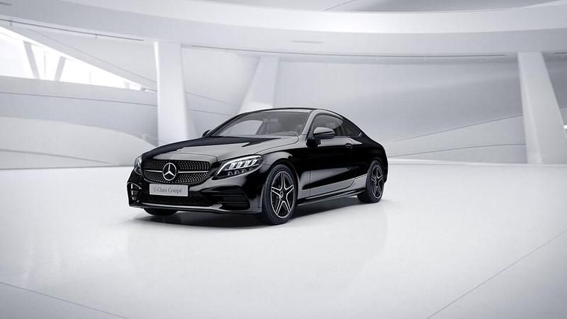 Musta Käytetty 2019 Mercedes C300 AMG Coupe - kaksiovinen | 35 900 € - Kuva 1/4