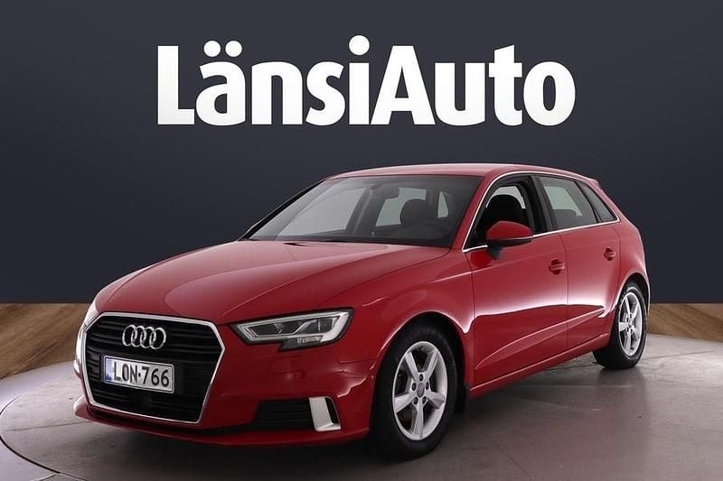 Punainen Käytetty 2018 Audi A3 Sportback Business Viistoperä | 16 790 € (Hyvä tarjous) - Kuva 1/2