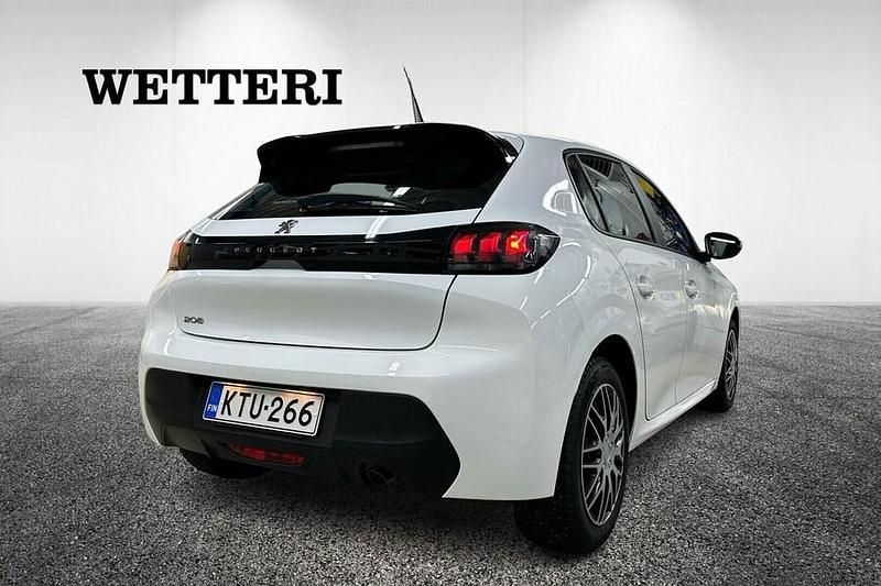 Käytetty Peugeot 208 Active 101 HP (74 kW) 2020 Valkoinen Viistoperä