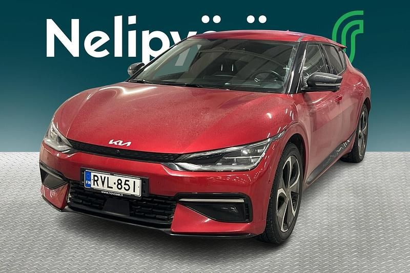 Käytetty Kia EV6 GT-Line 167 kW (228 HP) 2021 Punainen Katumaasturi