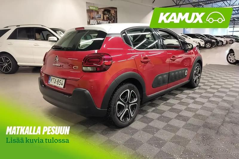 Käytetty Citroën C3 110 HP (80 kW) 2018 Punainen Viistoperä