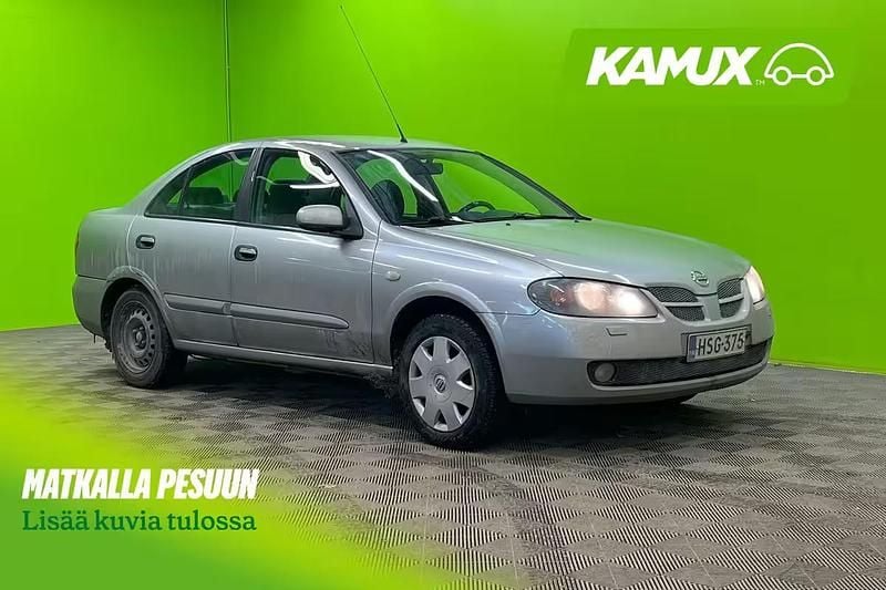 Käytetty Nissan Almera 98 HP (72 kW) 2007 Hopea / harmaa Sedan
