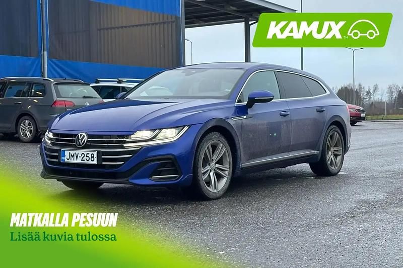 Sininen Käytetty 2021 VW Arteon R-line Farmari | 20 900 € (Perustarjous) - Kuva 1/4
