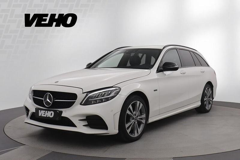 Valkoinen Käytetty 2021 Mercedes C300e Business Farmari | 28 800 € (Hyvä tarjous) - Kuva 1/4