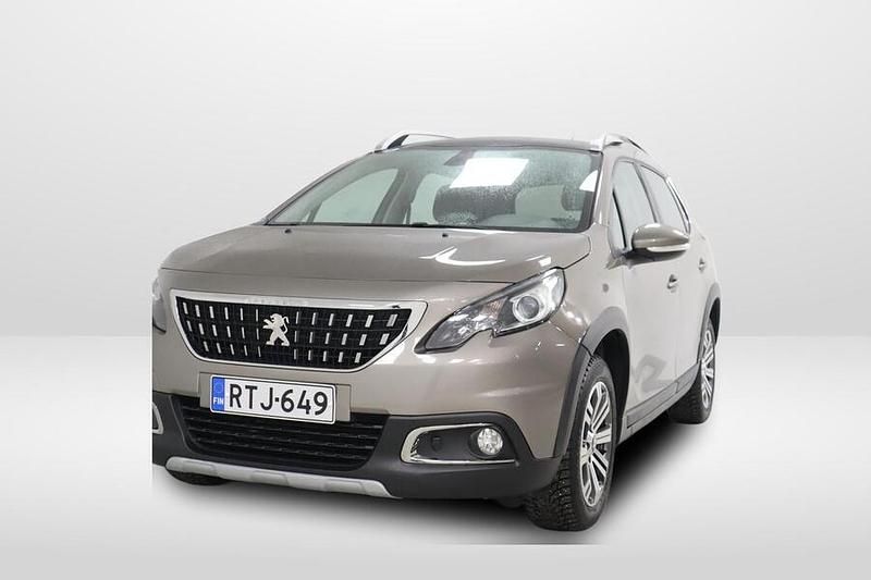 Käytetty Peugeot 2008 Allure 110 HP (80 kW) 2018 Harmaa Katumaasturi