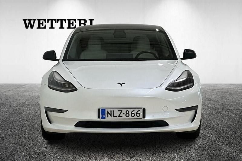 Käytetty Tesla Model 3 Long Range AWD 258 kW (351 HP) 2020 Valkoinen Sedan