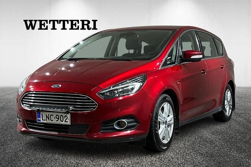 Punainen Käytetty 2016 Ford S-MAX Business Edition Tila-auto | 7 900 € (Supertarjous) - Kuva 1/4