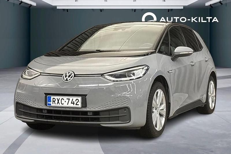 Harmaa Käytetty 2021 VW ID.3 Pro Viistoperä | 22 850 € (Perustarjous) - Kuva 1/4