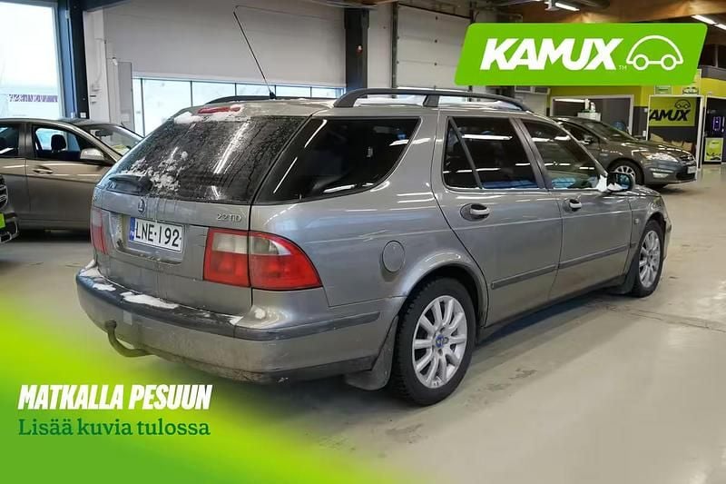 Käytetty Saab 9-5 120 HP (88 kW) 2003 Hopea / harmaa Farmari