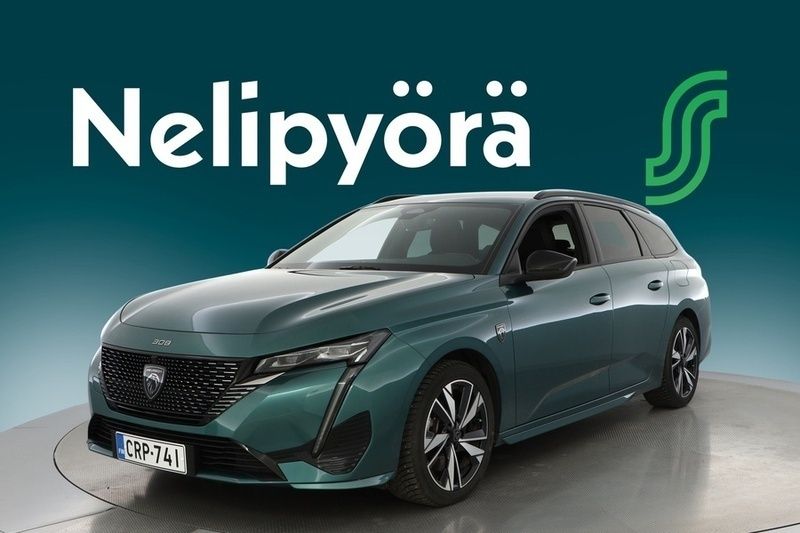 Sininen Käytetty 2023 Peugeot 308 GT Farmari | 25 900 € (Supertarjous) - Kuva 1/3