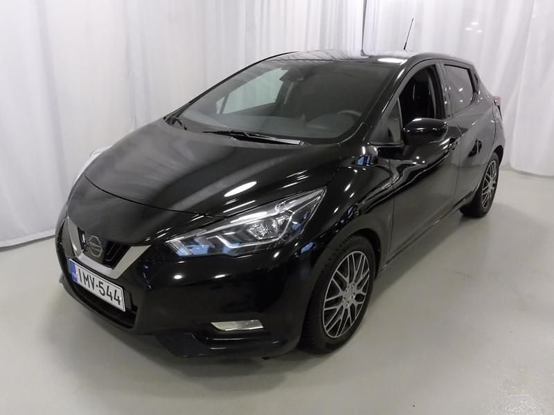 Käytetty Nissan Micra Acenta 90 HP (66 kW) 2018 Musta Viistoperä