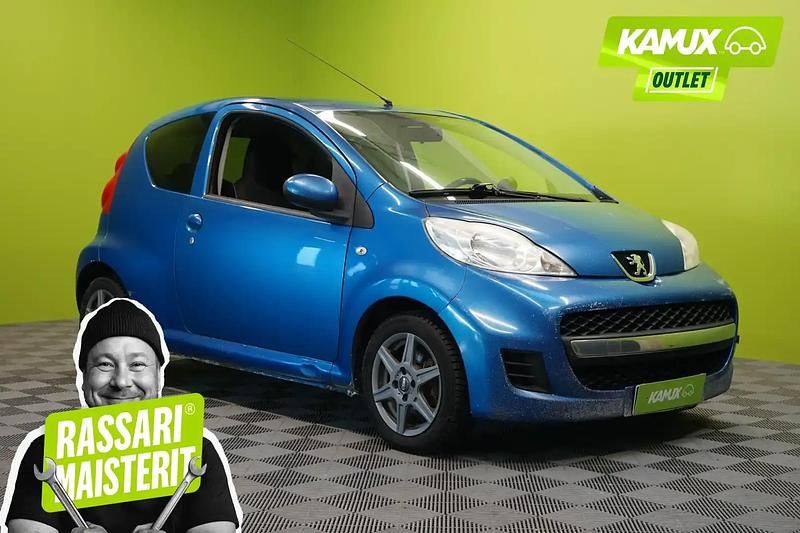 Käytetty Peugeot 107 68 HP (50 kW) 2009 Sininen Viistoperä