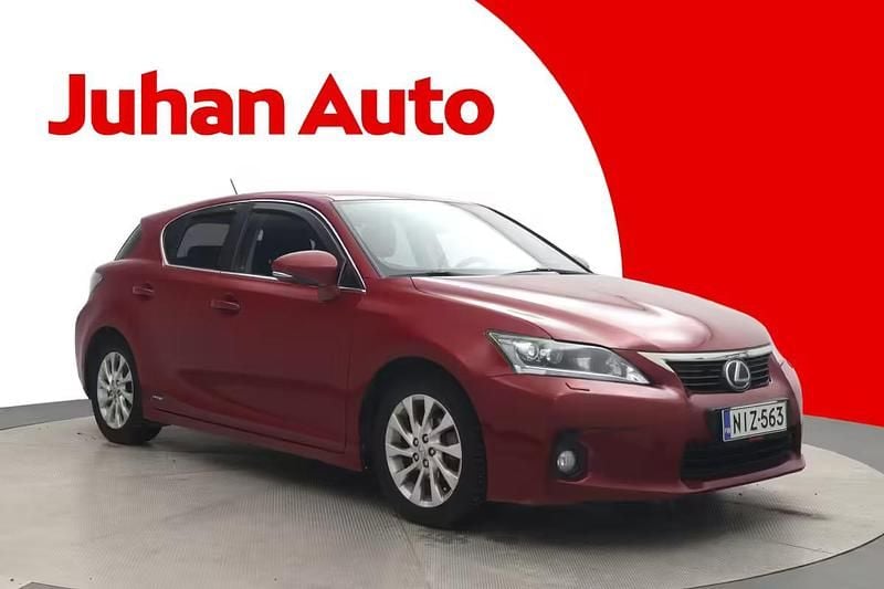 Punainen Käytetty 2012 Lexus CT200h Executive Line Viistoperä | 9 990 € (Perustarjous) - Kuva 1/4