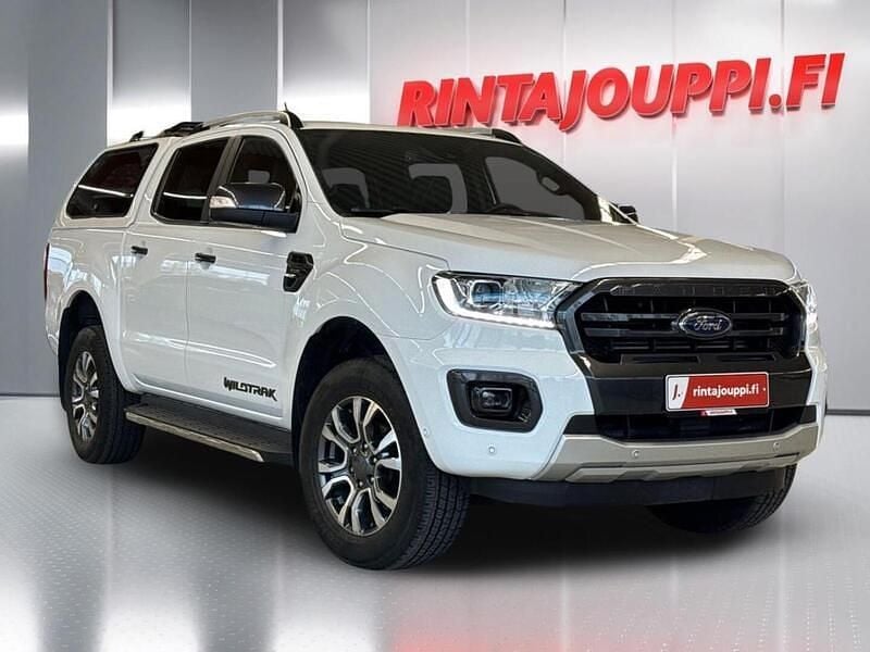 Valkoinen Käytetty 2021 Ford Ranger Wildtrack Nouto | 39 990 € (Hieman kallis) - Kuva 1/3