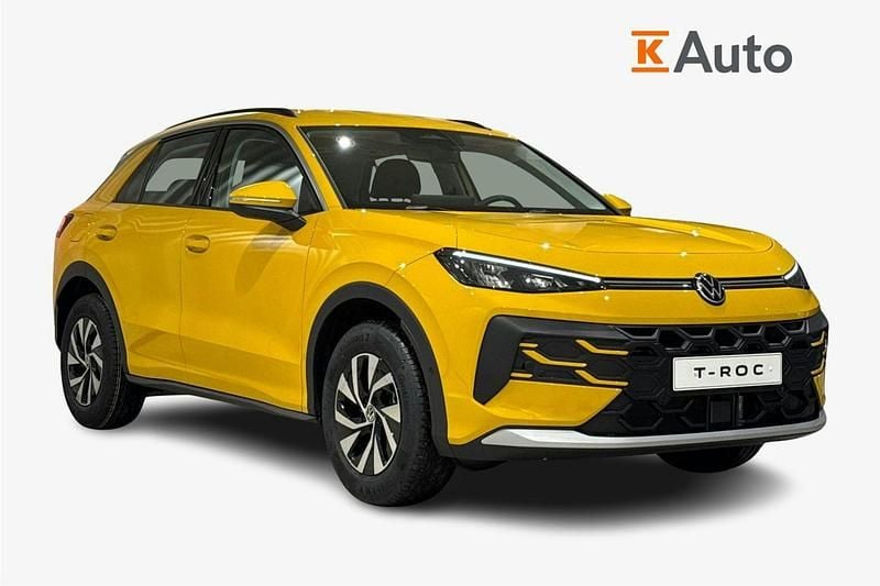 Keltainen Uusi 2026 VW T-Roc Comfortline Katumaasturi | 34 988 € (Perustarjous) - Kuva 1/4