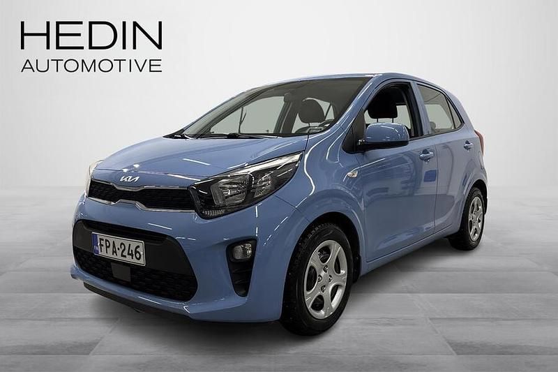 Sininen Käytetty 2022 Kia Picanto LX Viistoperä | 12 490 € (Hieman kallis) - Kuva 1/4