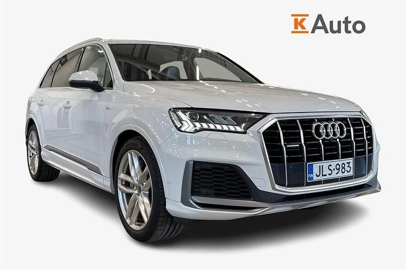 Valkoinen Käytetty 2021 Audi Q7 Business Katumaasturi | 38 850 € (Hyvä tarjous) - Kuva 1/3
