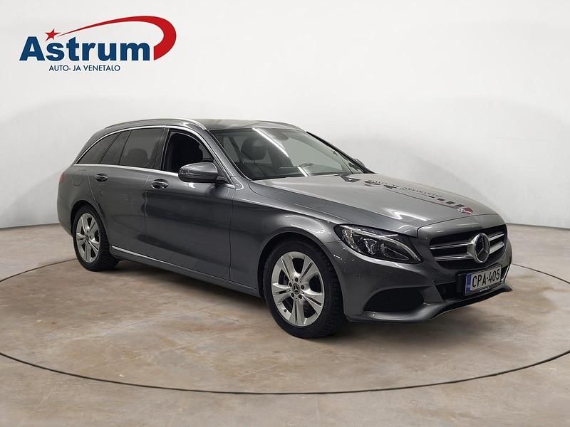 Harmaa Käytetty 2018 Mercedes C220 Business Farmari | 19 900 € (Perustarjous) - Kuva 1/3