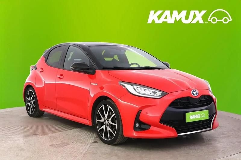Punainen Käytetty 2021 Toyota Yaris Hybrid Edition Sedan | 16 690 € (Perustarjous) - Kuva 1/4
