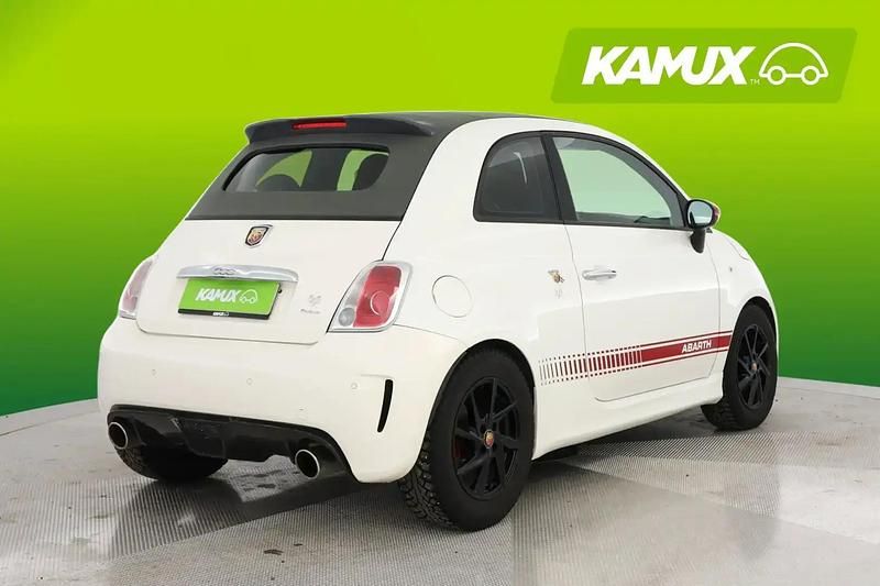 Käytetty Abarth 500C Turismo 140 HP (102 kW) 2011 Valkoinen Avoauto