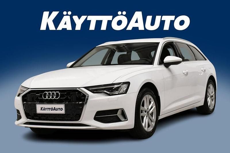 Arkona valkoinen Käytetty 2024 Audi A6 Advanced Farmari | 65 900 € - Kuva 1/4