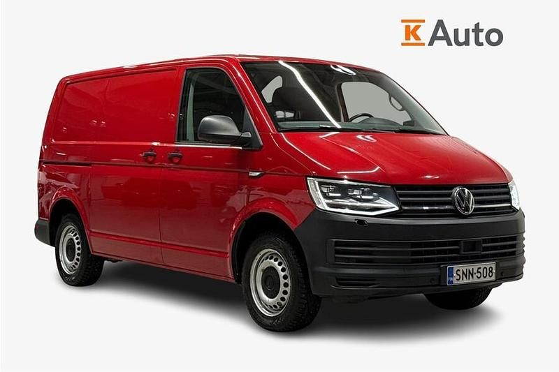 Käytetty VW T6 Edition 102 HP (75 kW) 2016 Punainen Van