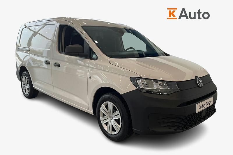 Uusi VW Caddy 102 HP (75 kW) 2025 Candy white valkoinen normaaliväri Tila-auto