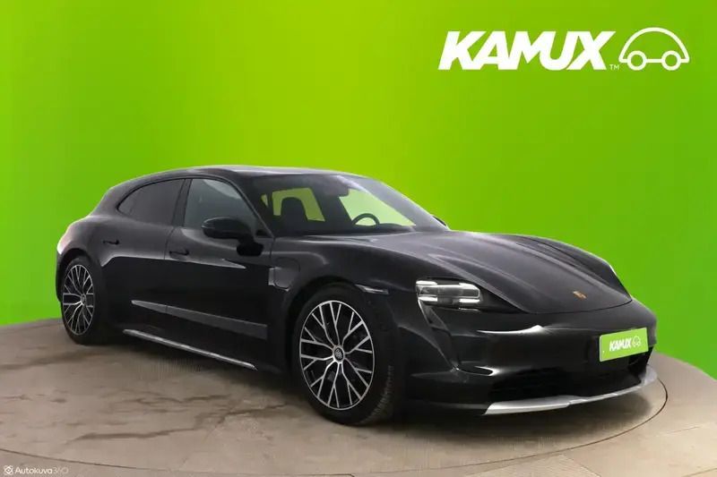 Musta Käytetty 2021 Porsche Taycan Cross Turismo Sedan | 66 400 € - Kuva 1/4