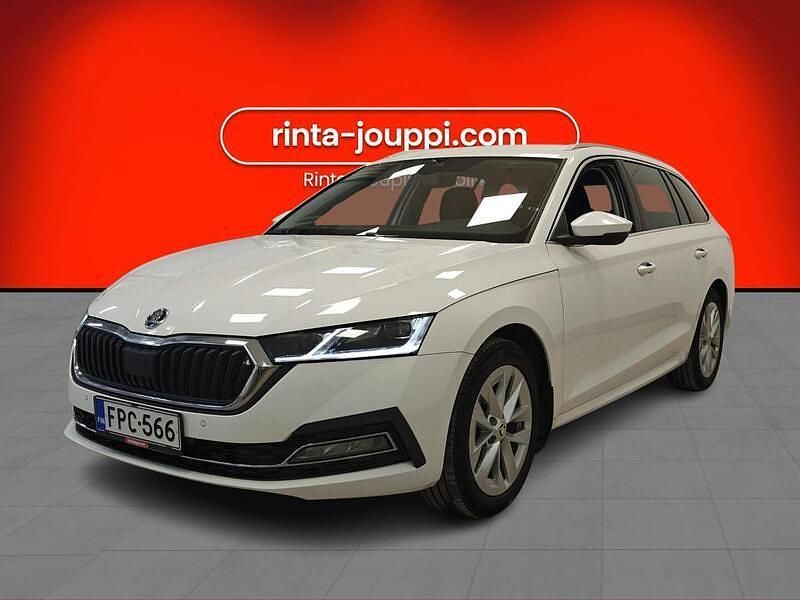Valkoinen Käytetty 2022 Skoda Octavia Style Farmari | 18 450 € (Hyvä tarjous) - Kuva 1/4