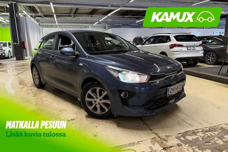 Käytetty Kia Rio LX 101 HP (74 kW) 2021 Sininen Sedan