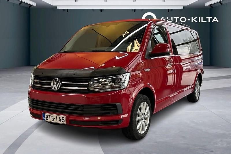 Punainen Käytetty 2016 VW Caravelle Comfortline Tila-auto | 38 900 € (Hyvä tarjous) - Kuva 1/4