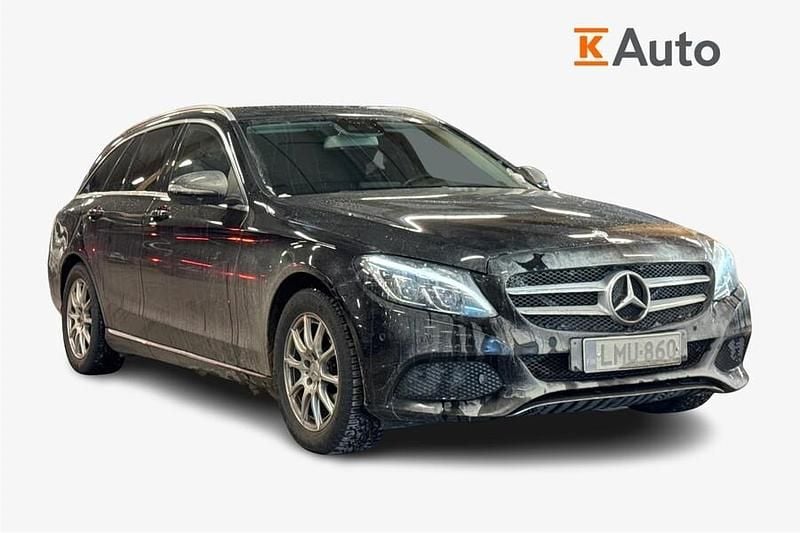 Käytetty Mercedes C180 Business 116 HP (85 kW) 2015 Musta Farmari