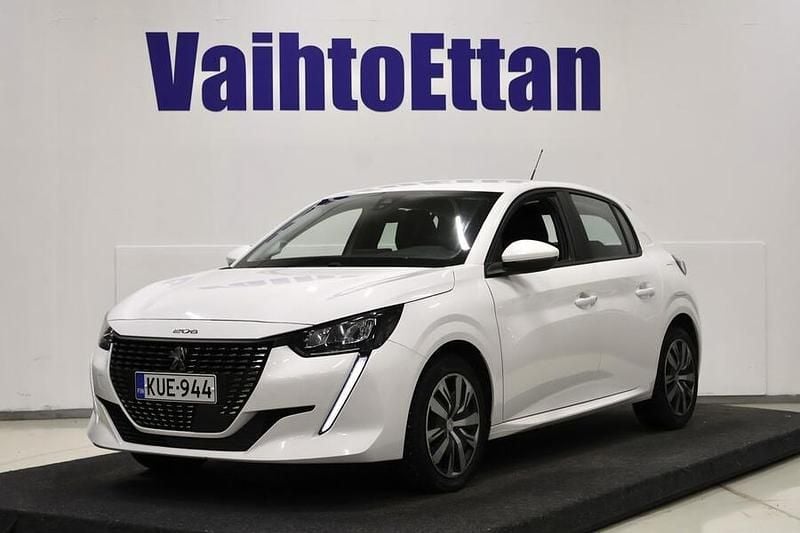 Käytetty Peugeot 208 Active 75 HP (55 kW) 2020 Valkoinen Viistoperä
